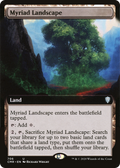 Myriad Landscape (CMR-706) - Commander Legends: (Extended Art) Foil
