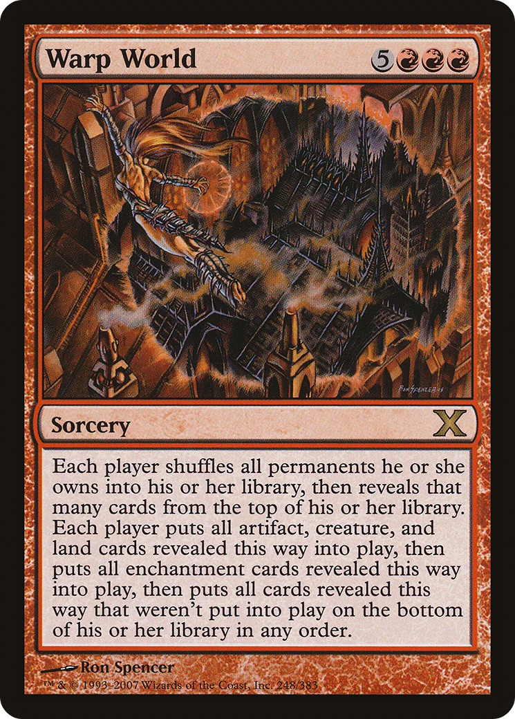 Warp World (10E-248) - Tenth Edition Foil