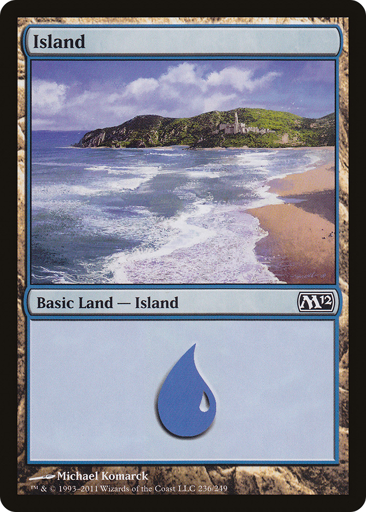 Island (M12-236) - Magic 2012 Foil