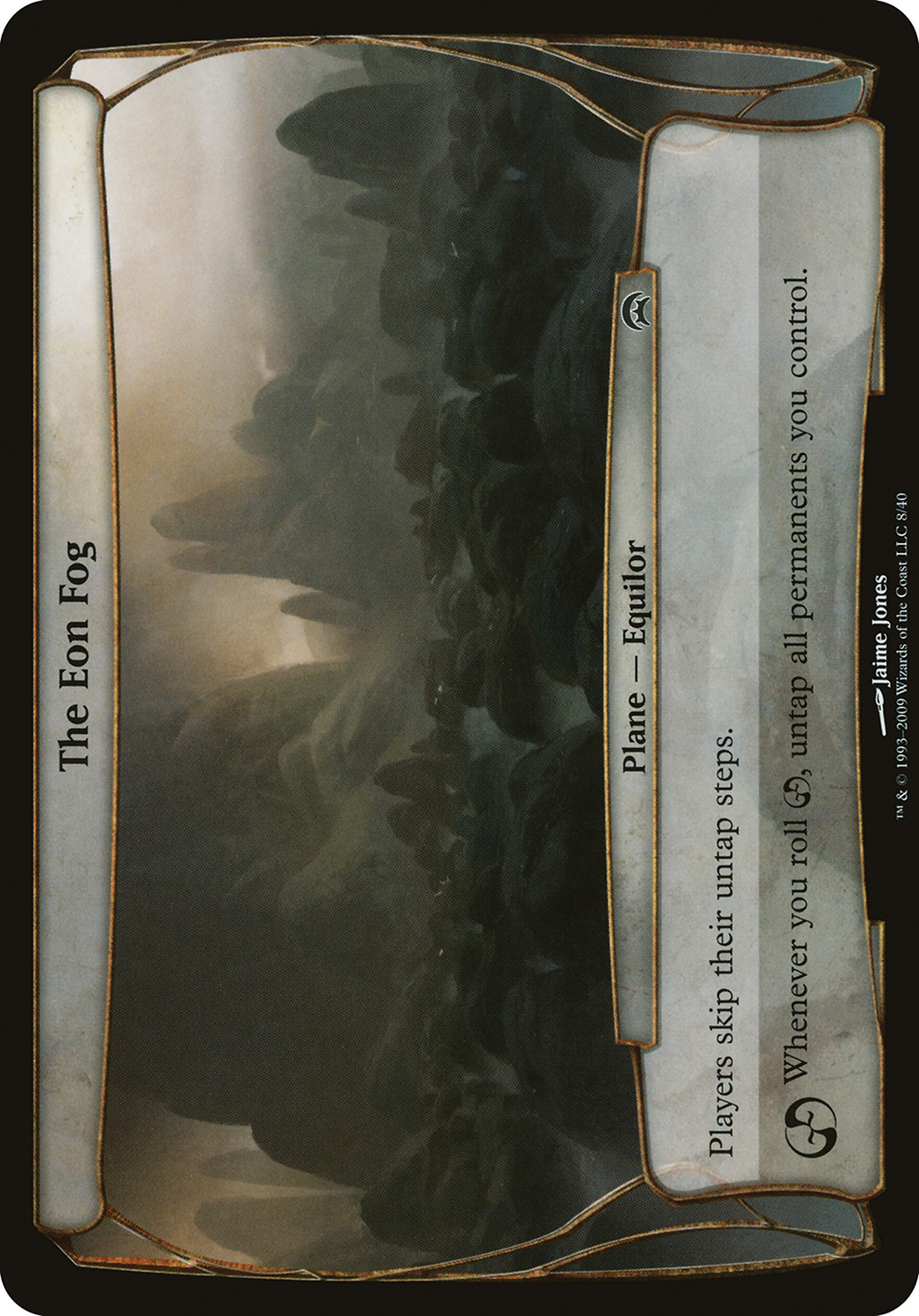 The Eon Fog (OVER-008) - Planechase Planes