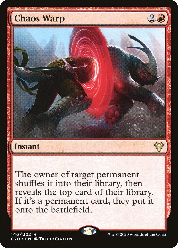 Chaos Warp (C20-146) - Commander 2020