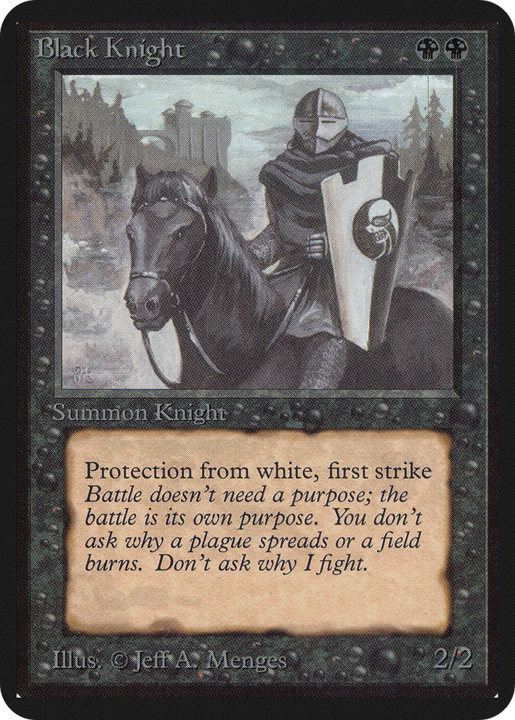 Black Knight (LEA-) - Limited Edition Alpha