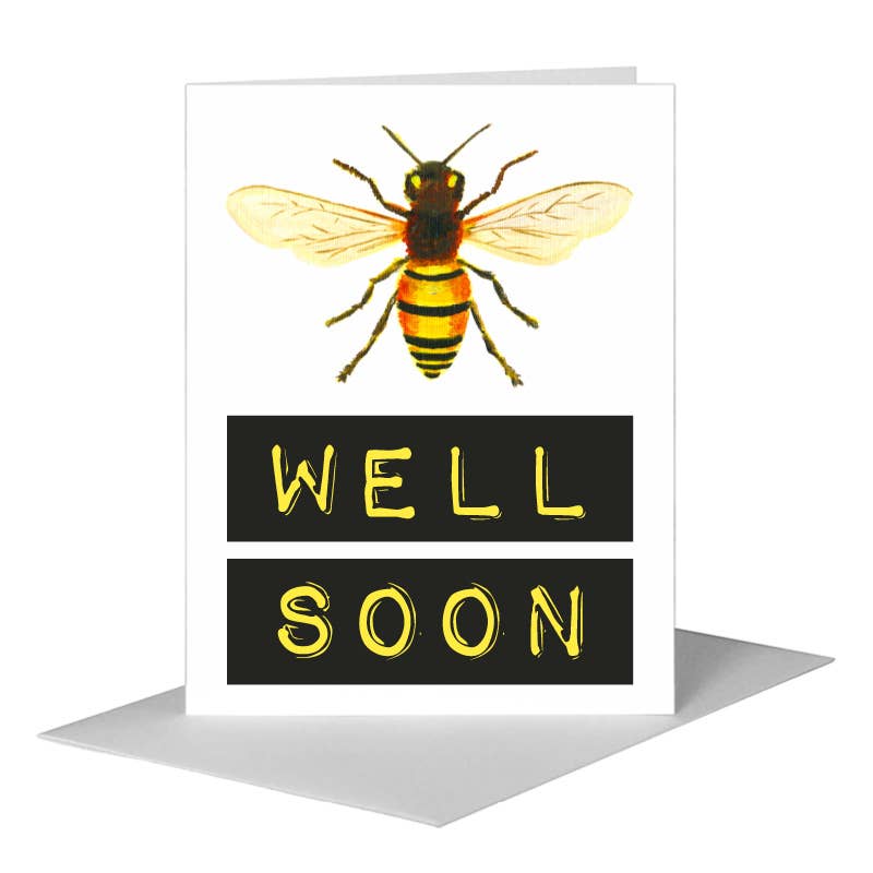 Bee Wings, Greeting Card (#7613M)