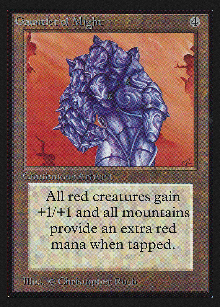 Gauntlet of Might (CED-) - Collectors' Edition