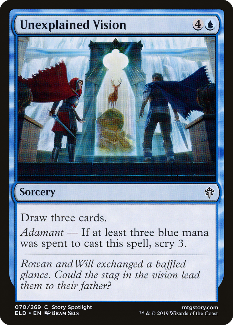 Unexplained Vision (ELD-070) - Throne of Eldraine Foil