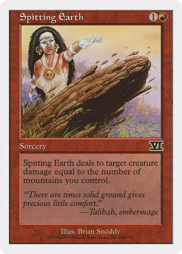Spitting Earth (6ED-208) - Classic Sixth Edition