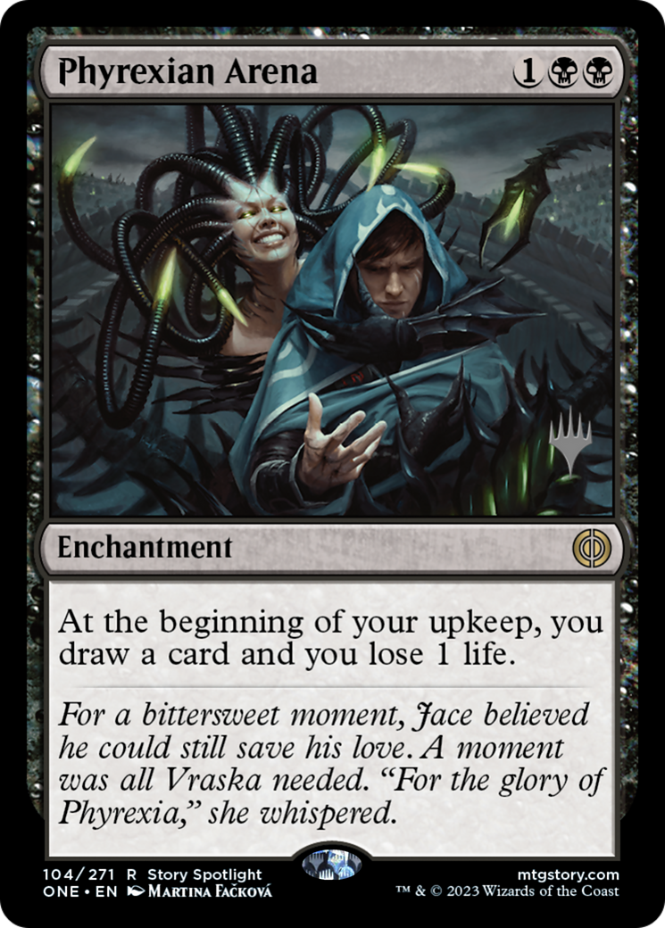 Phyrexian Arena (PPONE-104P) - Phyrexia: All Will Be One Promos Foil