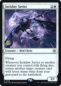 Jackdaw Savior (PRE-018) - Bloomburrow Promos Foil