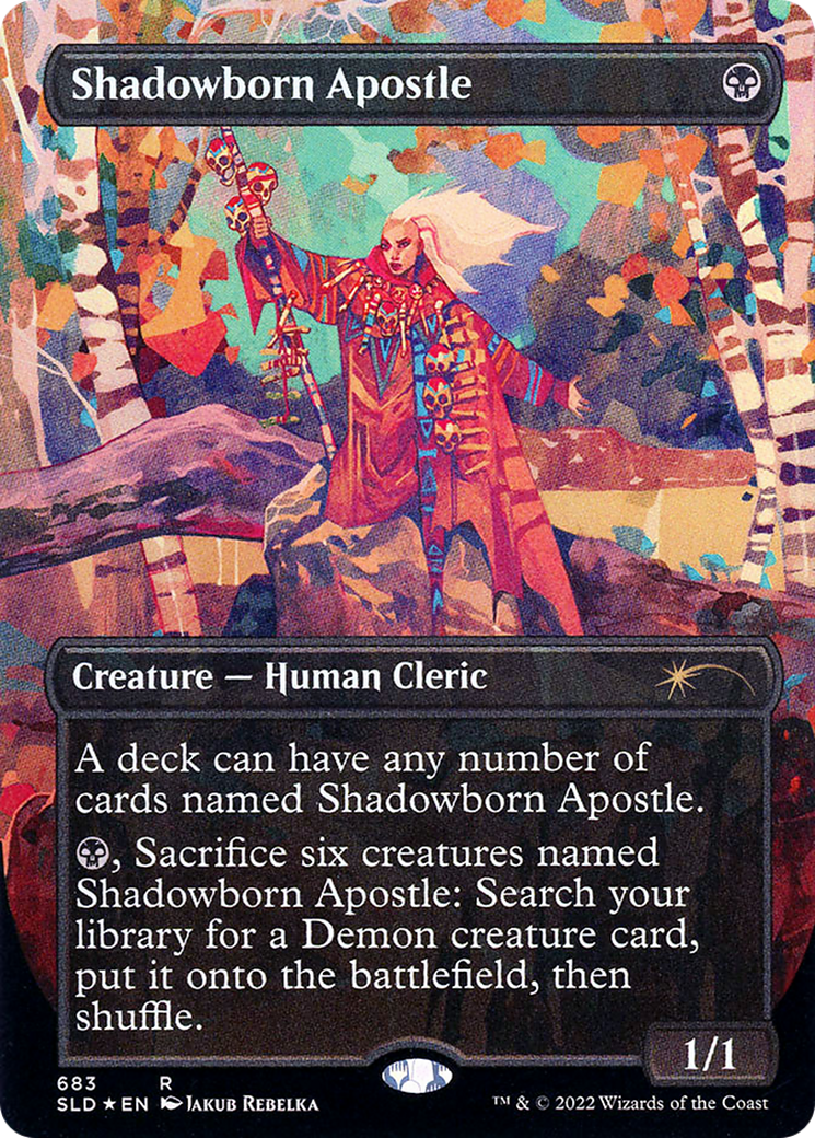 Shadowborn Apostle (SLD-683) - Secret Lair Drop (Borderless) Foil