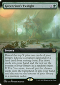 Green Sun's Twilight (ONE-391) - Phyrexia: All Will Be One: (Extended Art)