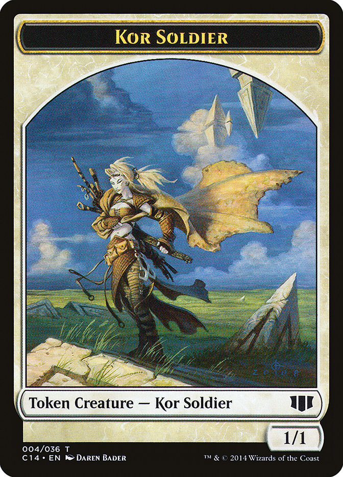 Kor Soldier (C14-004) - Commander 2014 Tokens