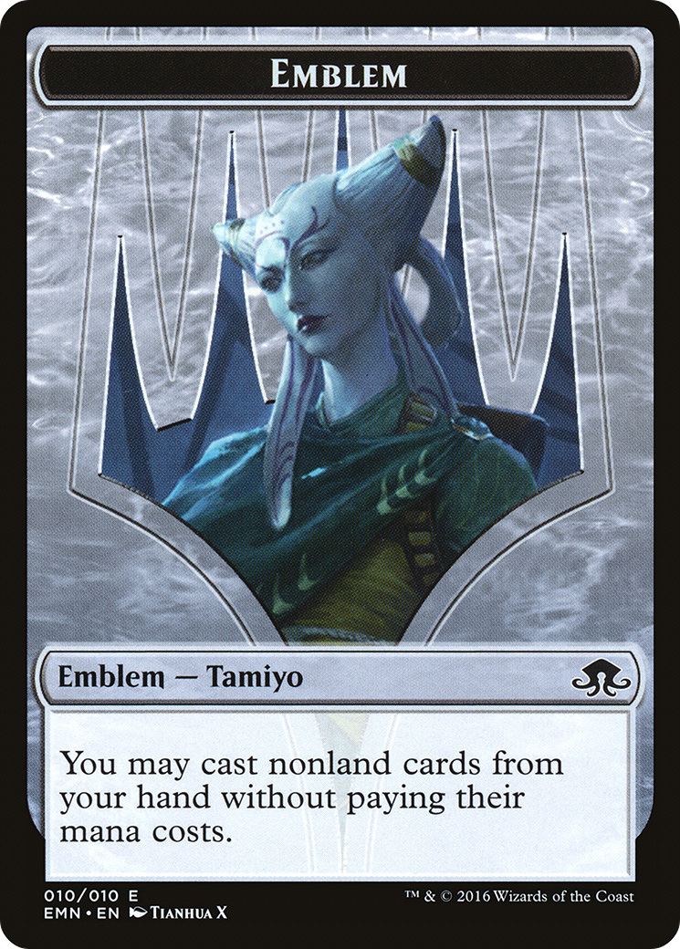 Tamiyo, Field Researcher Emblem (EMN-010) - Eldritch Moon Tokens