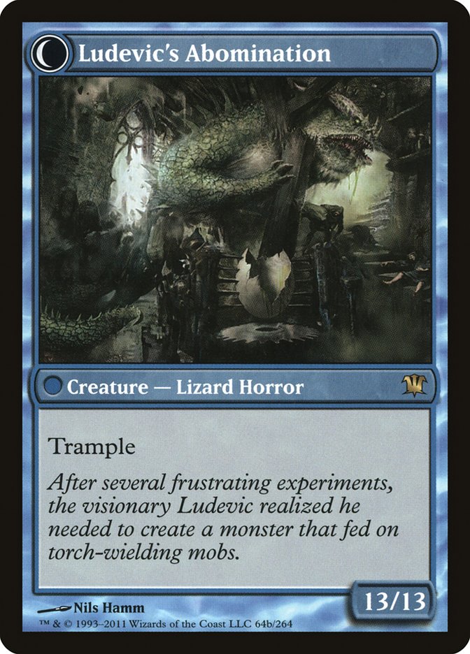Ludevic's Test Subject // Ludevic's Abomination (ISD-064) - Innistrad: (Double Faced Transform)