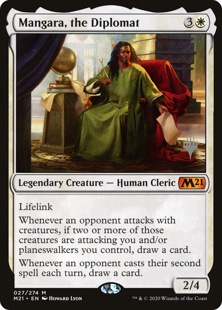 Mangara, the Diplomat (PPM21-27P) - Core Set 2021 Promos