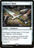 Forebear's Blade (PRE-214S) - Dominaria Promos Foil