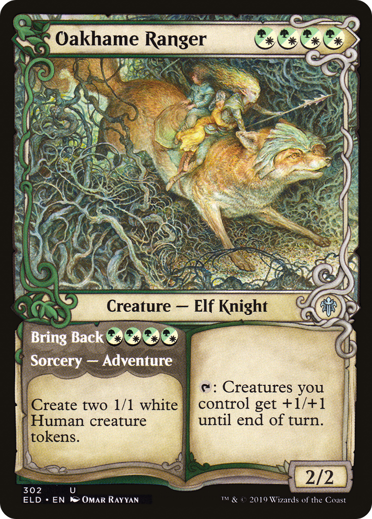 Oakhame Ranger // Bring Back (ELD-302) - Throne of Eldraine: (Showcase)