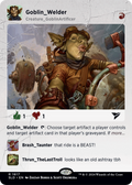 Goblin Welder (SLD-1617) - Secret Lair Drop (Borderless) Foil
