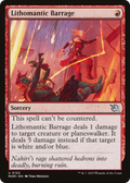 Lithomantic Barrage (MOM-152) - March of the Machine