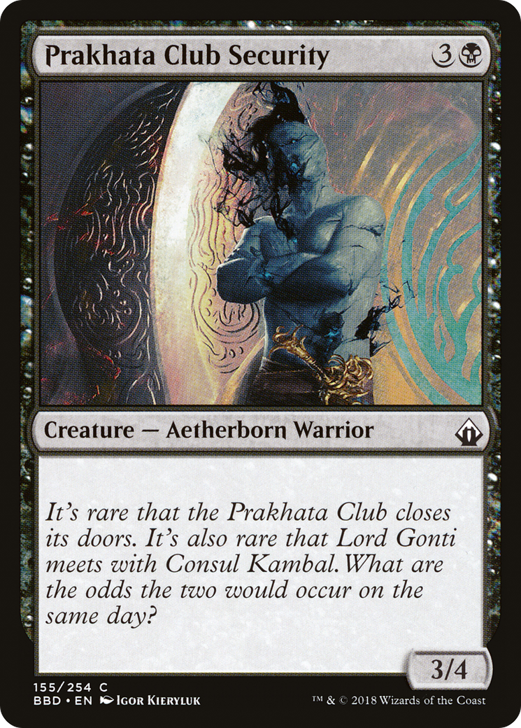 Prakhata Club Security (BBD-155) - Battlebond Foil
