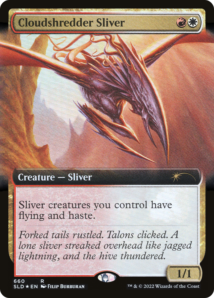 Cloudshredder Sliver (SLD-660) - Secret Lair Drop: (Extended Art) Foil