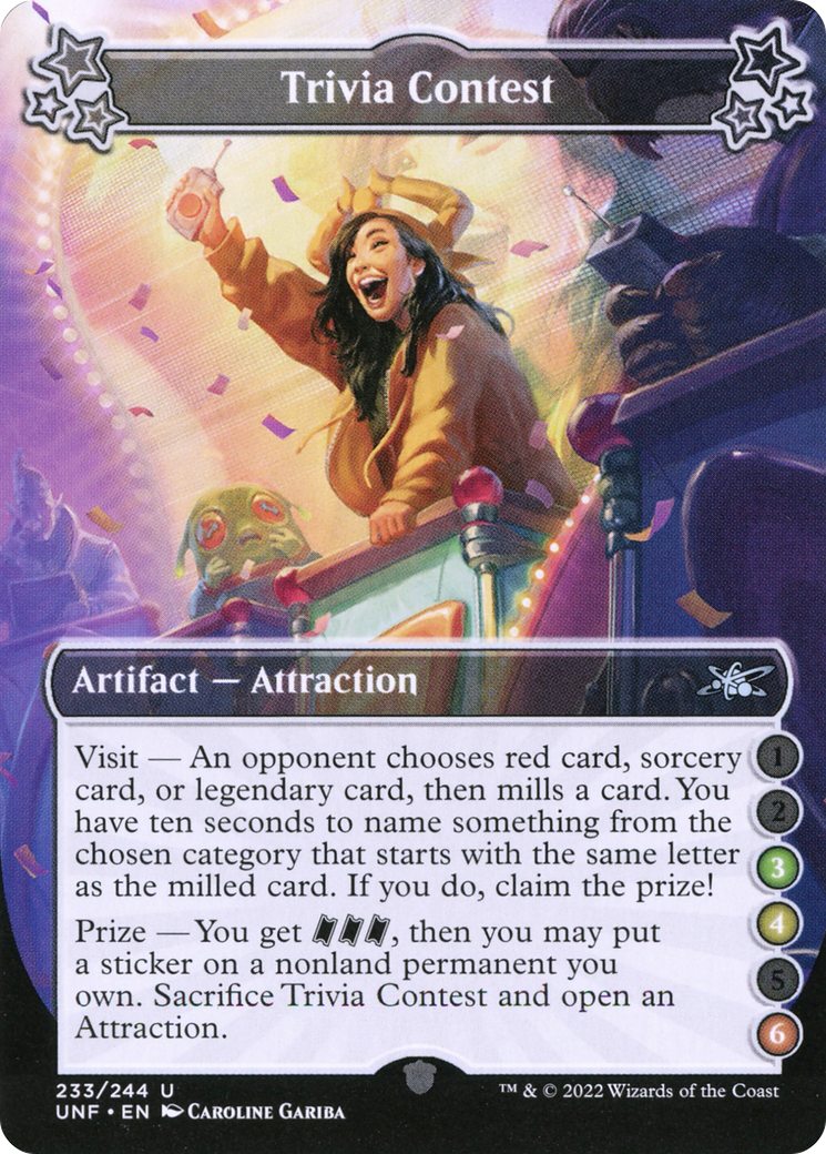 Trivia Contest (UNF-233D) - Unfinity Foil