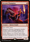 Fervent Champion (ELD-124) - Throne of Eldraine