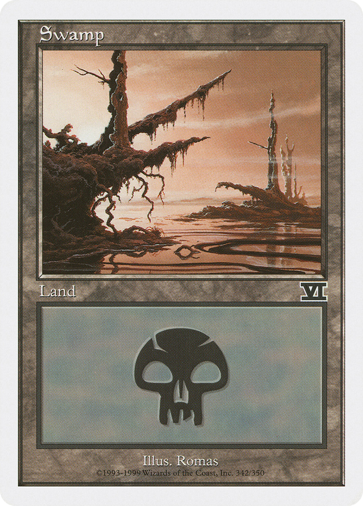 Swamp (6ED-342) - Classic Sixth Edition
