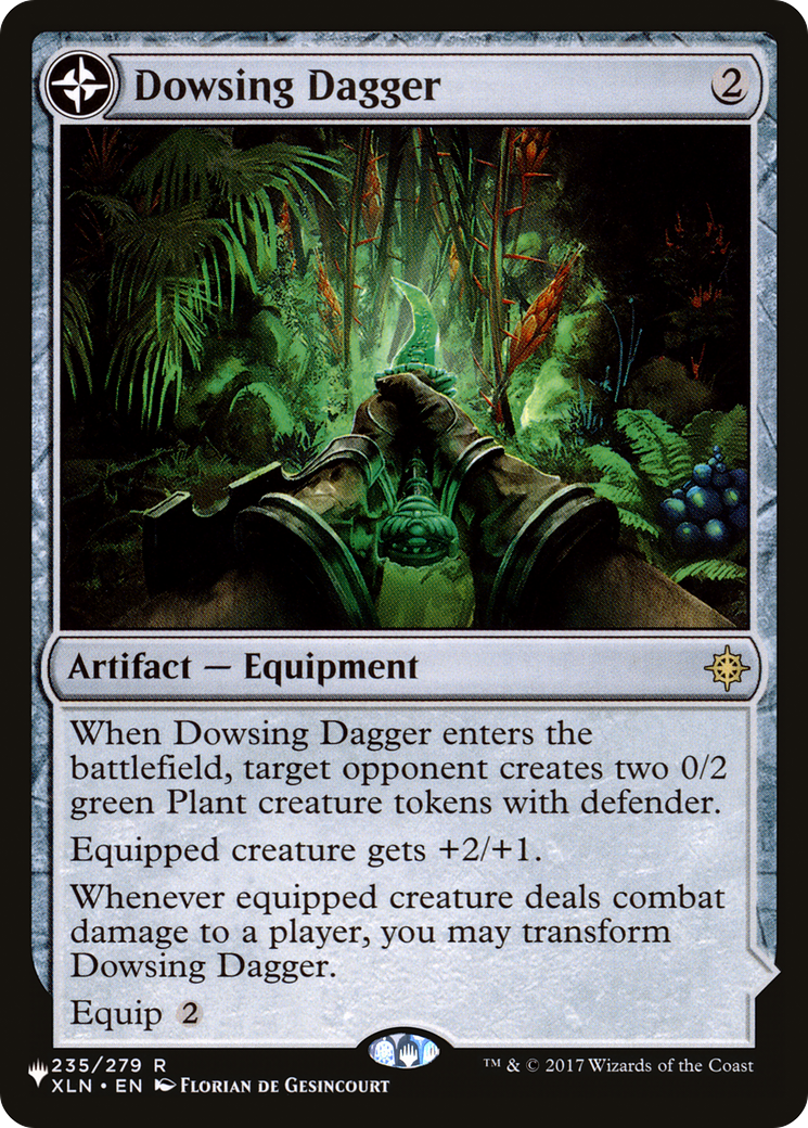 Dowsing Dagger // Lost Vale (LIST-XLN-235) - The List: (compasslanddfc)