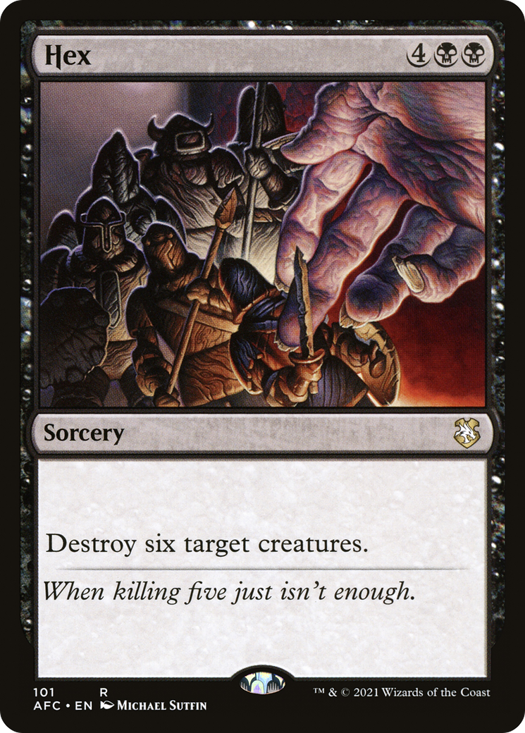 Hex (AFC-101) - Forgotten Realms Commander