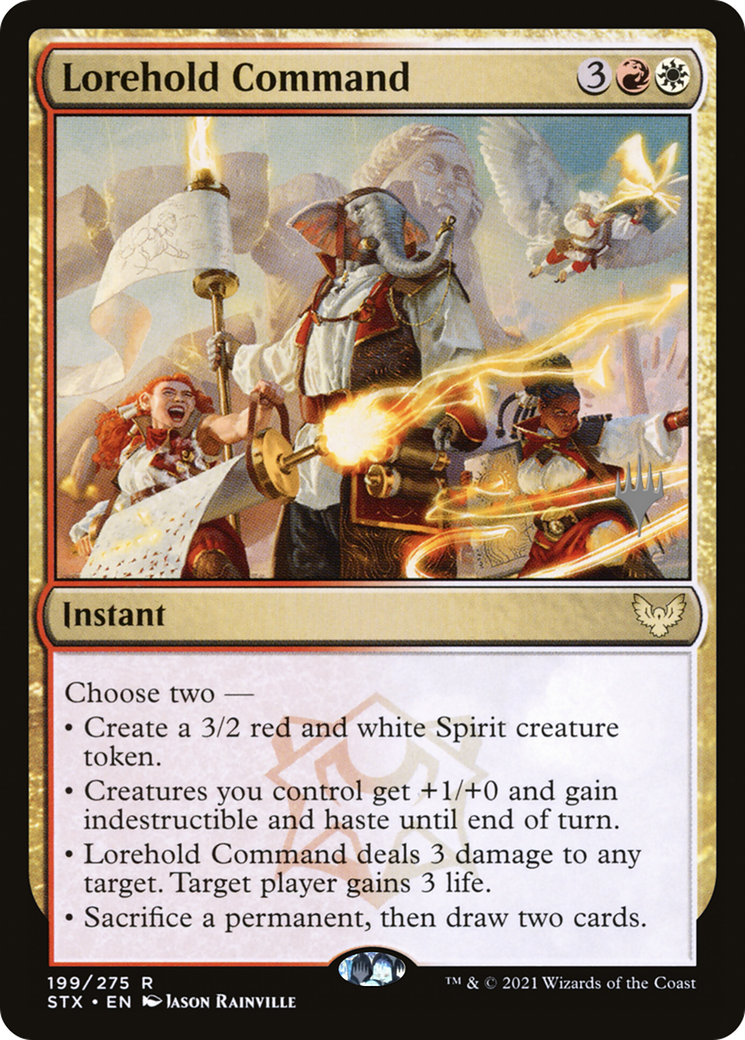 Lorehold Command (PPSTX-199P) - Strixhaven: School of Mages Promos Foil