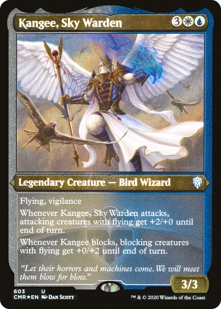Kangee, Sky Warden (CMR-603) - Commander Legends Foil