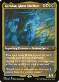 Karador, Ghost Chieftain (CMR-521) - Commander Legends Etched Foil