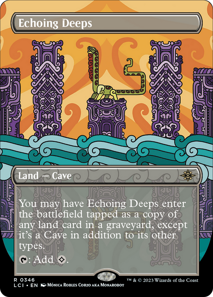 Echoing Deeps (LCI-346) - The Lost Caverns of Ixalan (Borderless) Foil