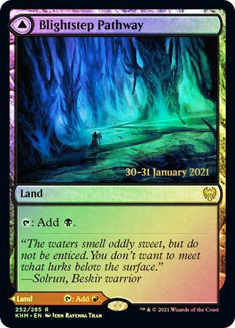 Blightstep Pathway // Searstep Pathway (PRE-252S) - Kaldheim Promos Foil