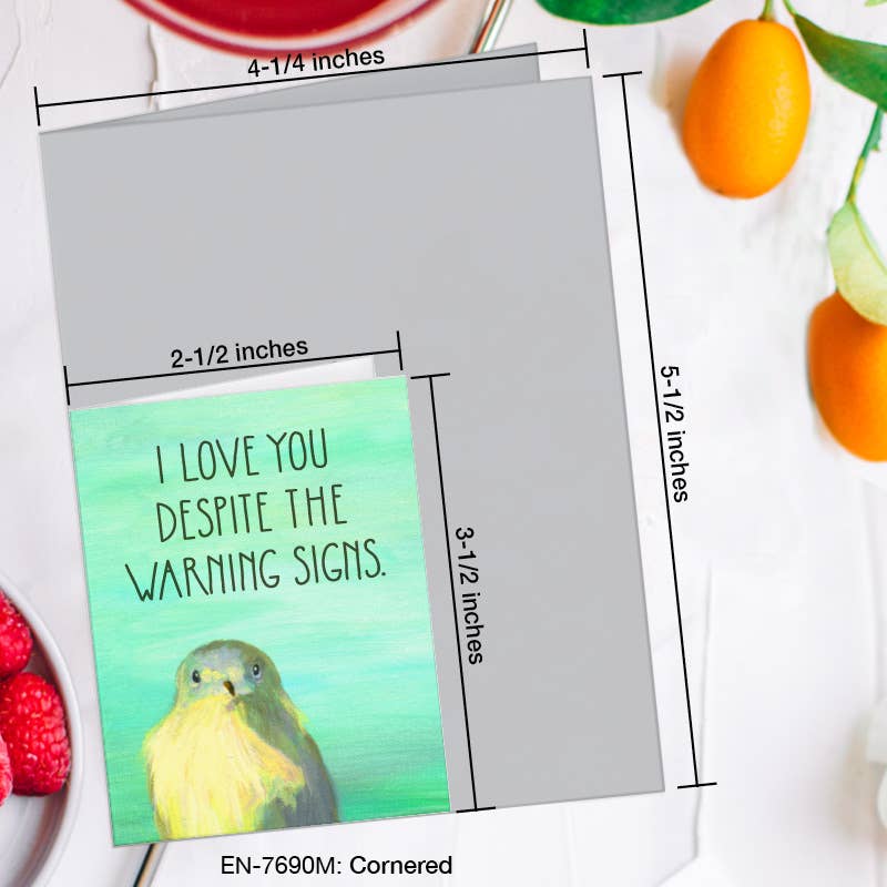 Cornered, Greeting Card (#7690M)
