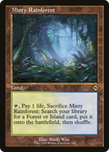 Misty Rainforest (MH2-438) - Modern Horizons 2 Etched Foil