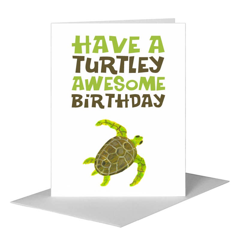 Turtle, Greeting Card (#7995B)