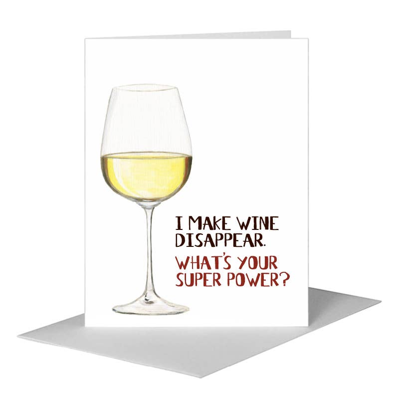Aperitif Wine, Greeting Card (#8214R)