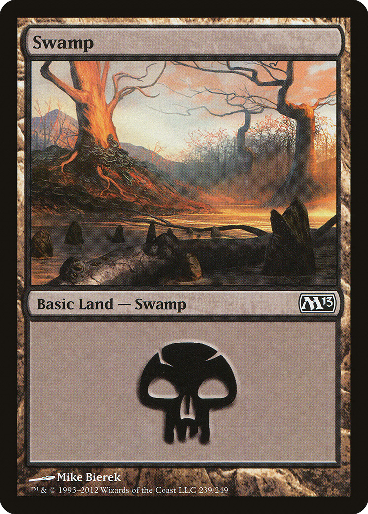 Swamp (M13-239) - Magic 2013 Foil