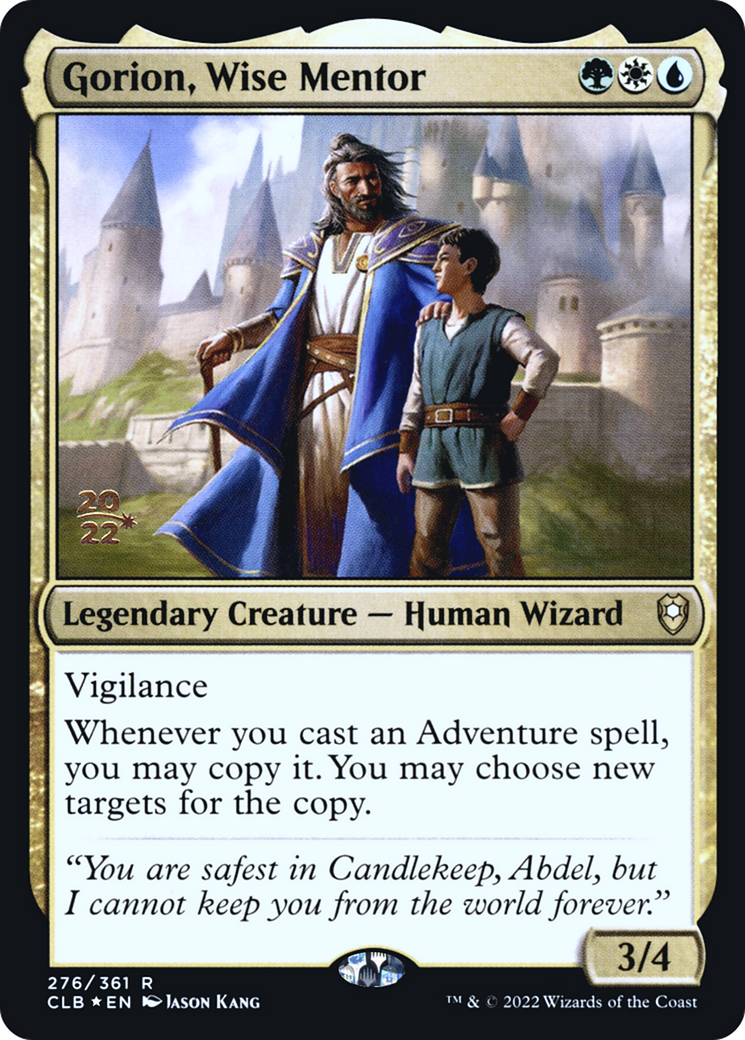 Gorion, Wise Mentor (PRE-276) - Battle for Baldur's Gate Promos Foil
