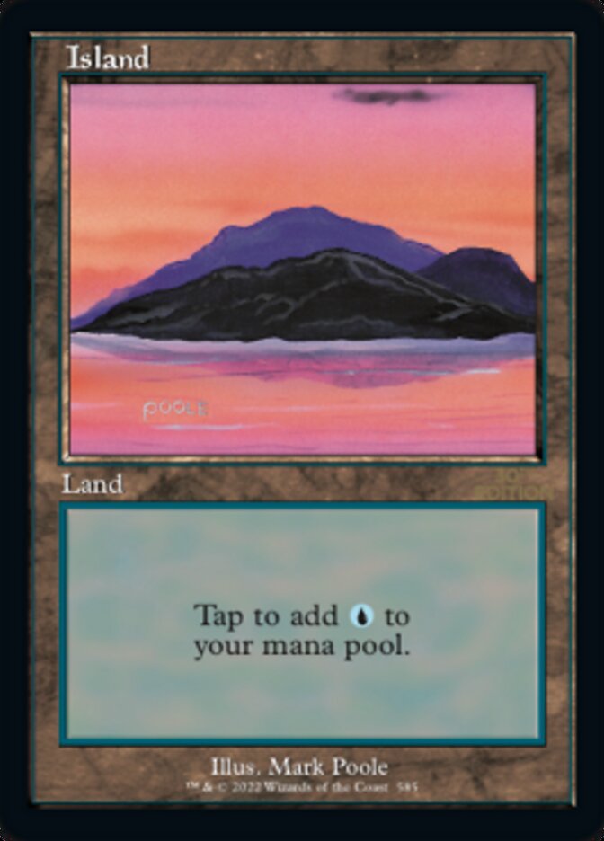 Island (585) (Retro Frame) (30A-585) - 30th Anniversary Edition