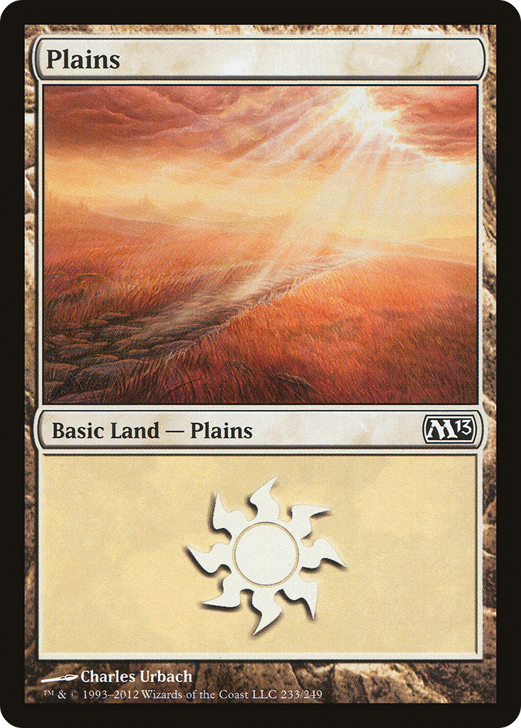 Plains (M13-233) - Magic 2013 Foil