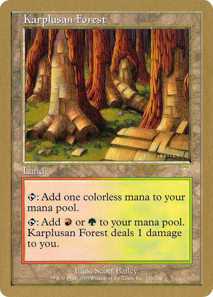 Karplusan Forest (WCD-SHH336) - World Championship Decks 2002