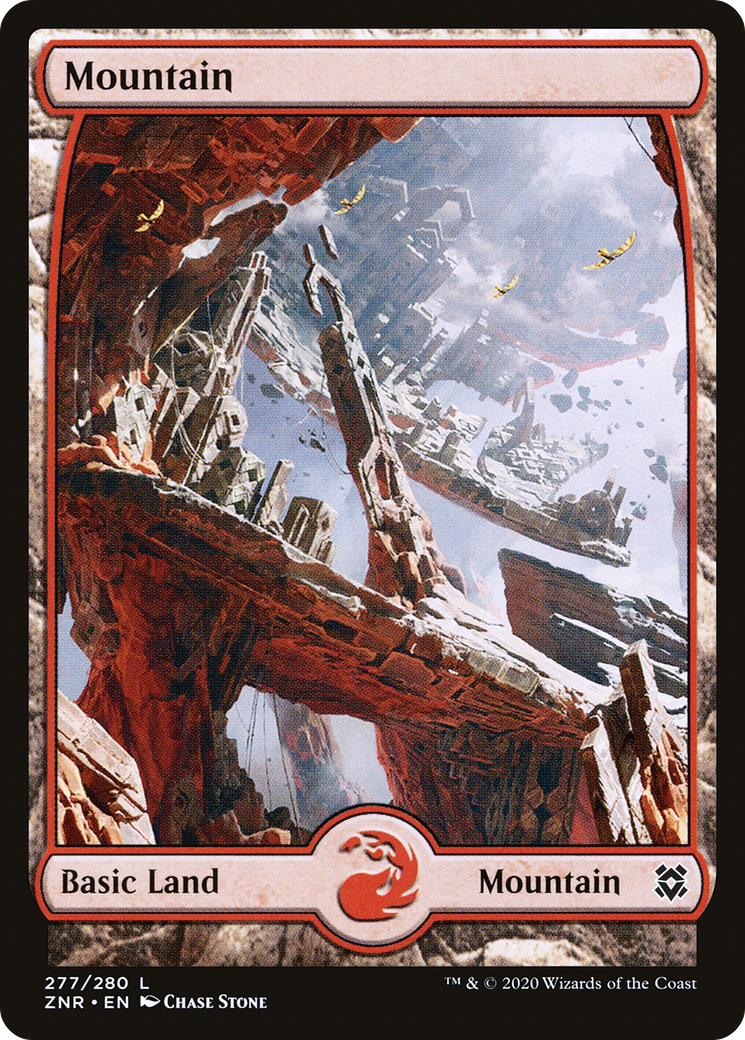 Mountain (ZNR-277) - Zendikar Rising: (Full Art) Foil