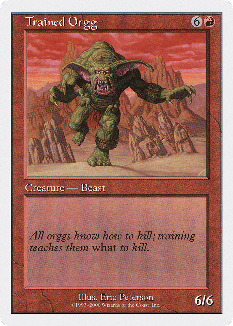 Trained Orgg (S00-037) - Starter 2000