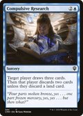 Compulsive Research (CMR-394) - Commander Legends