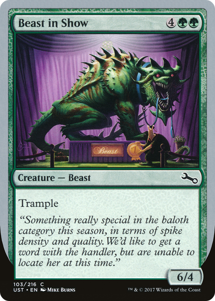 Beast in Show (UST-103C) - Unstable Foil