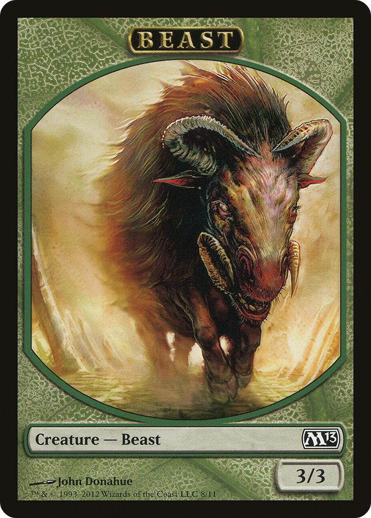Beast (M13-008) - Magic 2013 Tokens