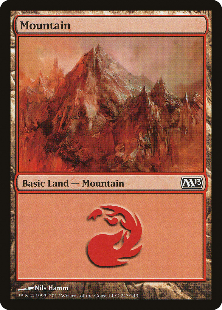 Mountain (M13-243) - Magic 2013 Foil