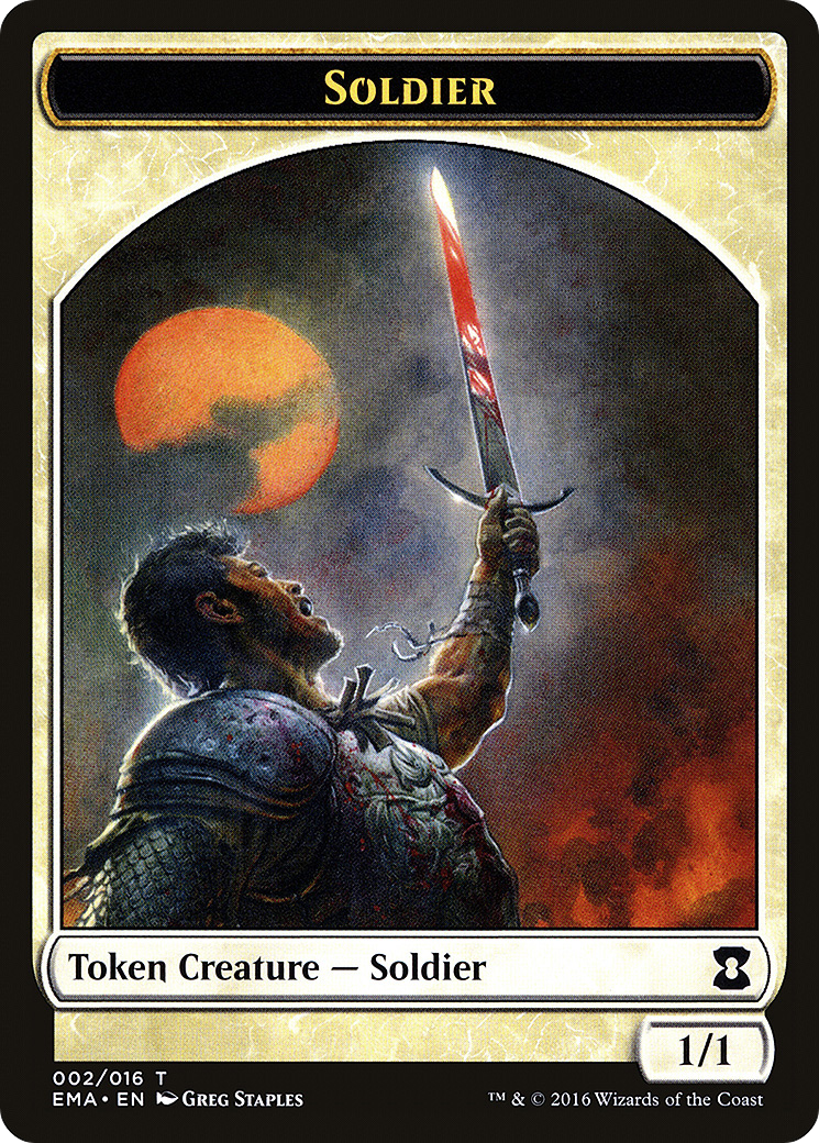 Soldier (EMA-002) - Eternal Masters Tokens
